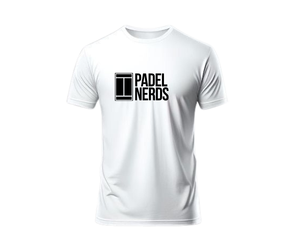 Maglietta classica bianca Front Padel Nerds